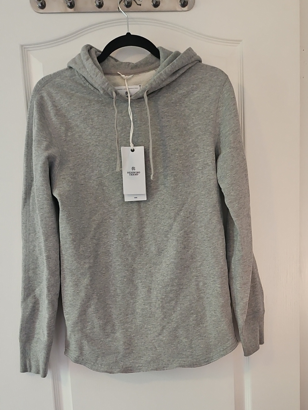 [NWT] Reigning Champ Women's Grey French Terry Hoodie